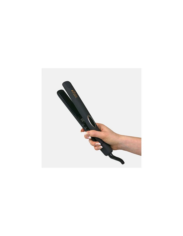 Aria Infrared Ceramic Hair Straightener Black 1" - Out of Stock