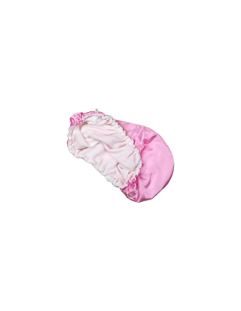 Aria Very Necessary Pink Satin Hair Towel - Out of Stock