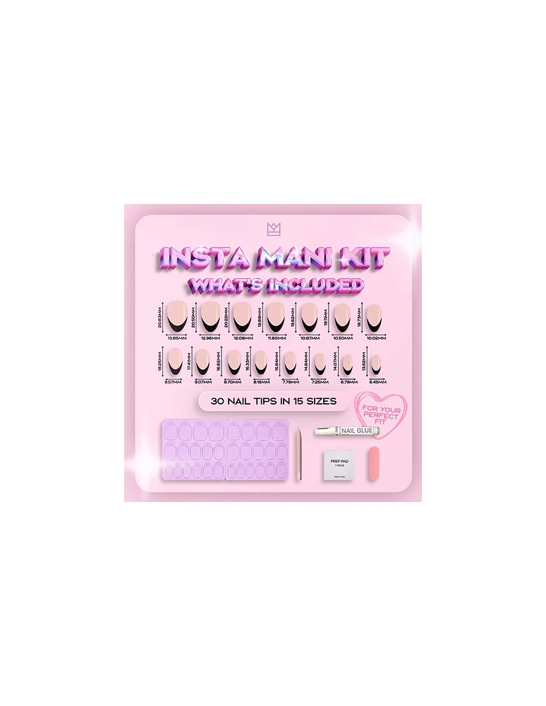 RPNZL Press-on Nail Kit - French Lace - Out of Stock