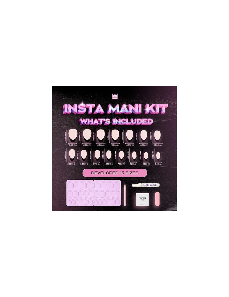 RPNZL Press-on Nail Kit - Queen