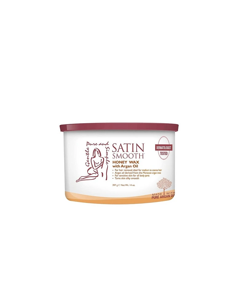 Satin Smooth Honey & Argan Oil Wax - 397g - SSW14HAG - Out of Stock