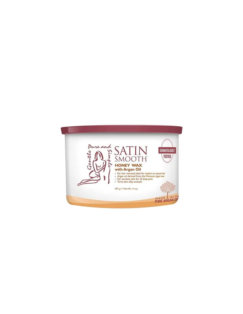 Satin Smooth Honey & Argan Oil Wax - 397g - SSW14HAG