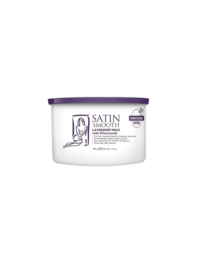 Satin Smooth Lavender Chamomile Cream Wax - 397g - SSW14LWG