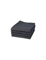 BabylissPro Black Cotton BleachProof Towels - 12 count