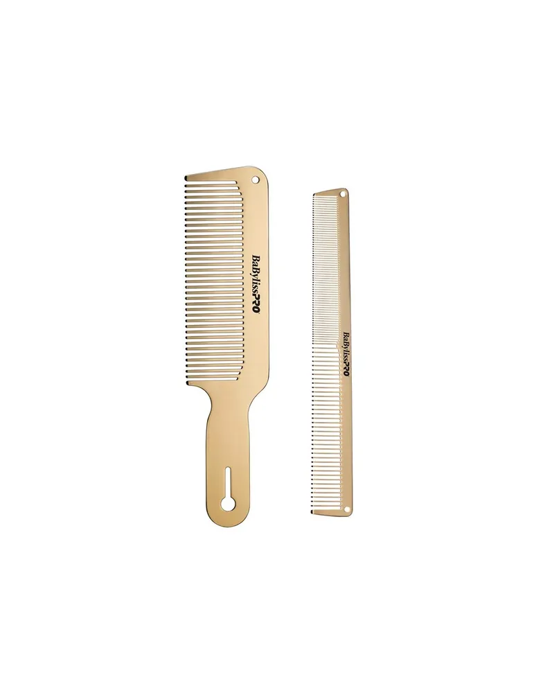 BabylissPro GoldFX Metal Comb Duo