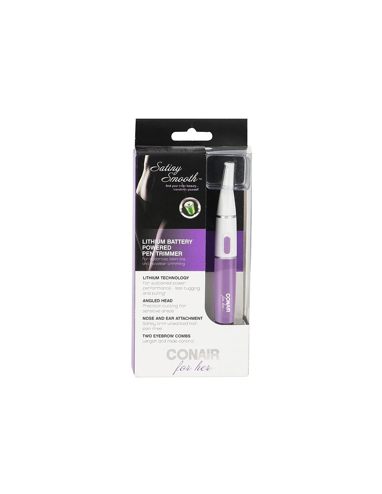 Conair Satiny Smooth Ladies' Lithium Pen Trimmer