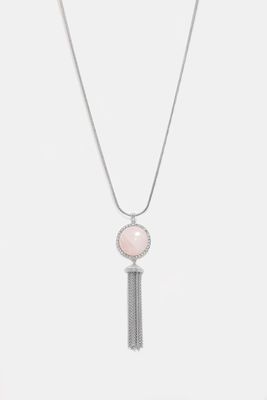 Necklace With Semi-precious Pendant