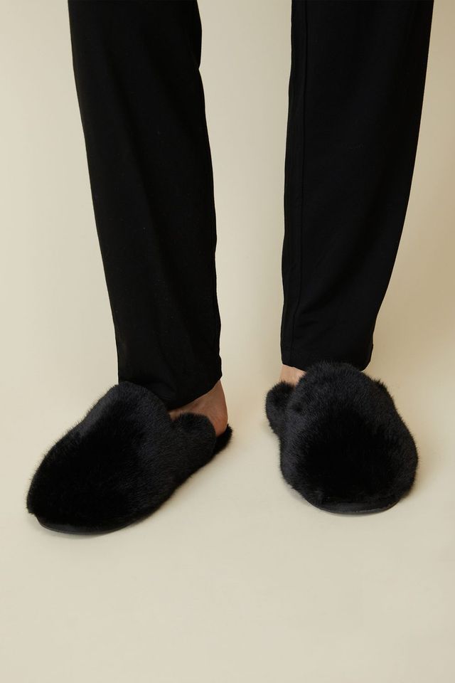 Faux Fur Slippers