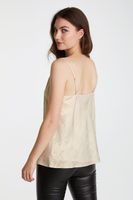 Spaghetti Strap Metallic Top