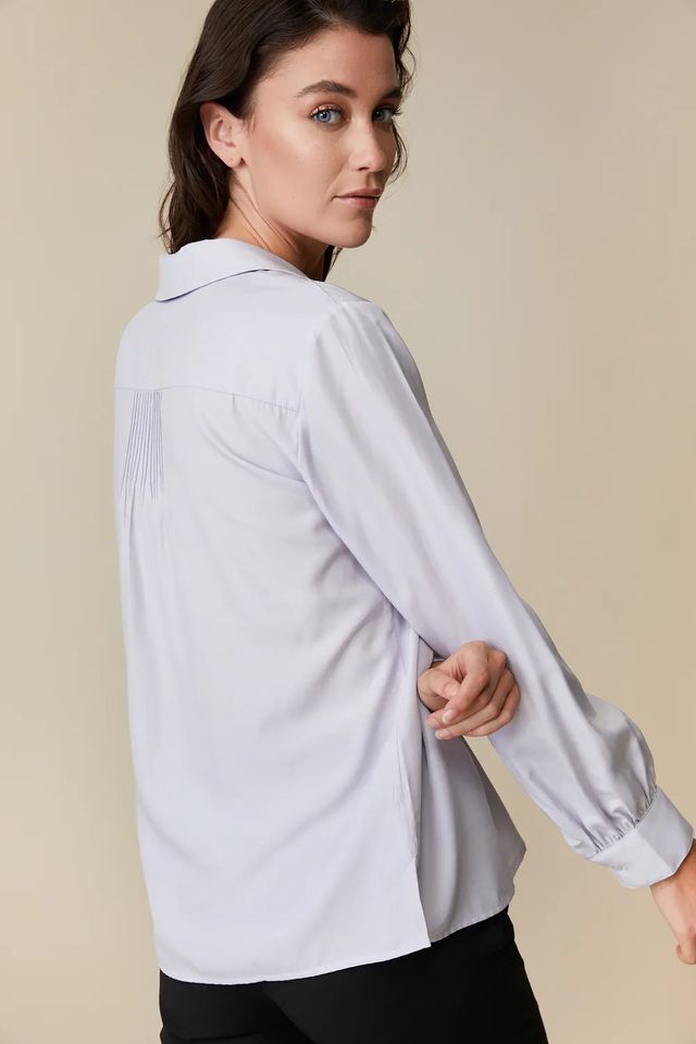 Blouse With Pintuck Detail