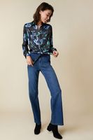 Floral Printed Tied Front Shirt