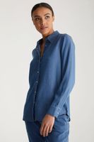 Tencel Shirt With Side Slits