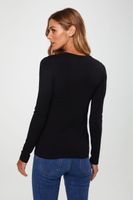 Long Sleeve Crew Neck Top