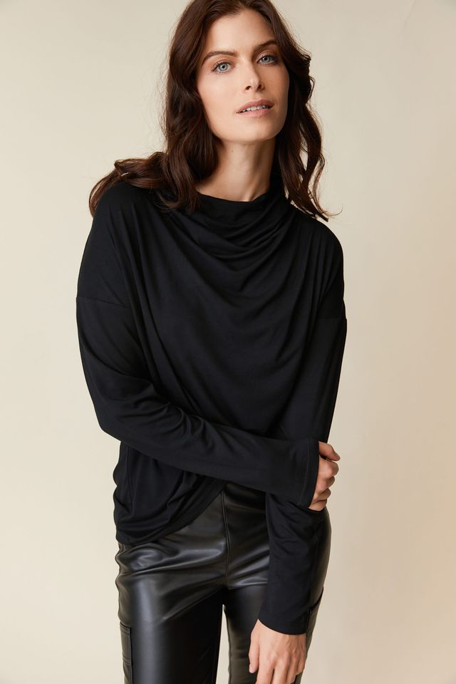 Casual Hooded Jersey Top