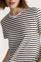 J'adore Striped Regular Fit T-shirt