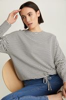 Striped Top With Drawstring