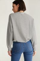 Striped Top With Drawstring