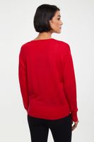 Merino Wool V Neck Sweater