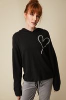 Hooded Sweater With Heart