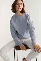 Crew Neck Sweater With Raglan Sleeves