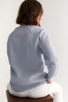 Crew Neck Sweater With Raglan Sleeves