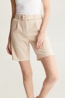 Vegan Suede Short With Belt