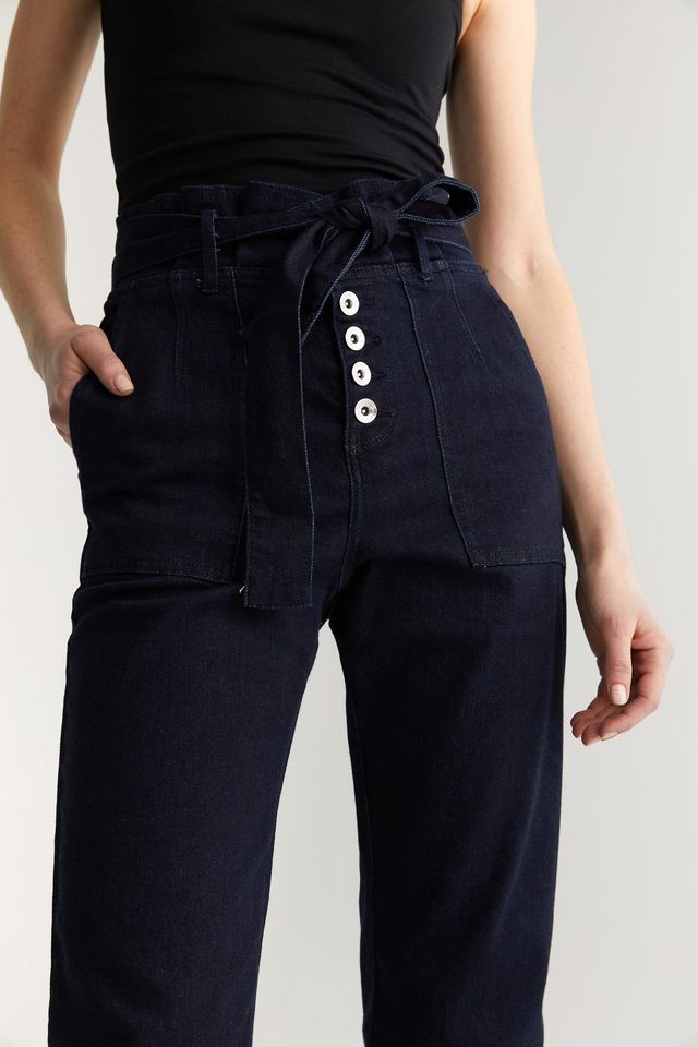 High Waist Jean With Sash