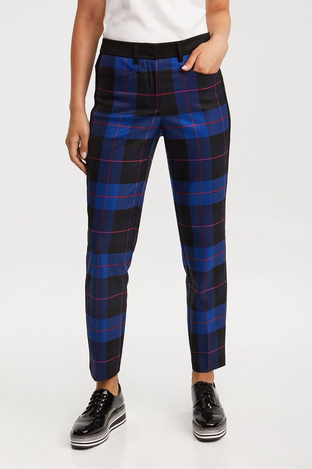 Plaid Urban Fit Ankle Pant