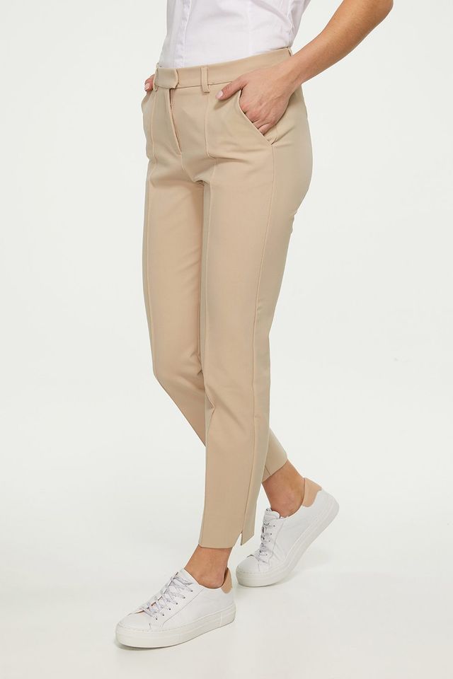 Ponte Straight Leg Crop Pants