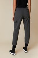 High Waist Cargo Pant With Ribbed Cuff