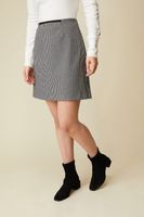 Knitted Vichy A Line Skirt