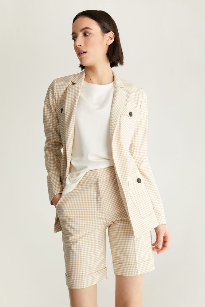 Saharian Gingham Jacket