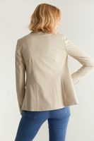 Fitted Blazer With Flap Pocket