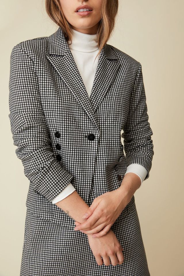 Vichy Jersey Jacket