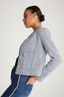 Stretch Blazer With Flap Pockets