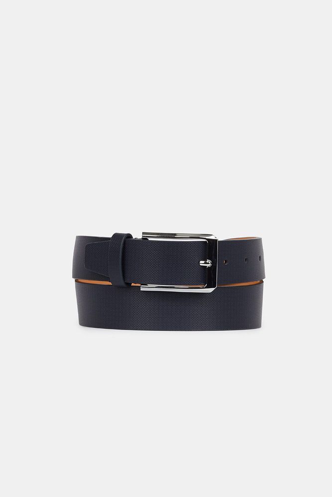 Textured Leather Belt