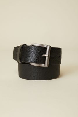 Pebble Leather Casual Belt