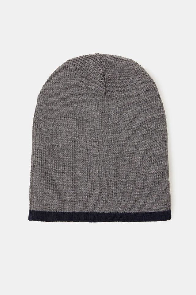 Knitted Two Tone Hat