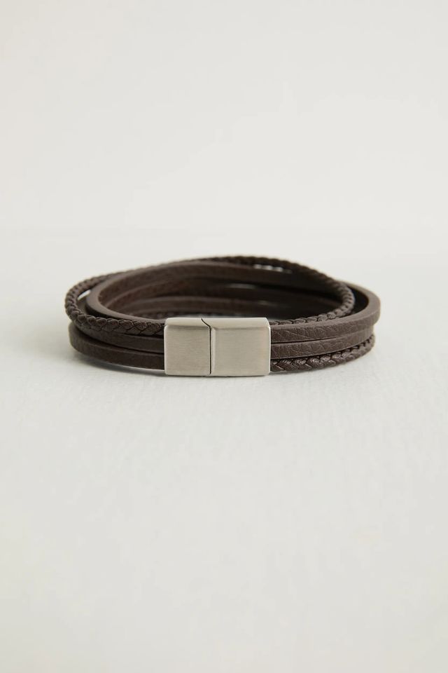 Multi-strand Leather Bracelet
