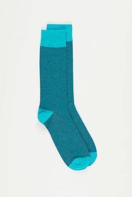 Two-tone Striped Socks