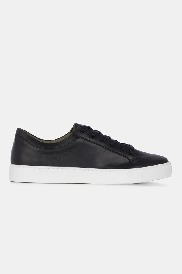 Leather Sneakers With Eyelets