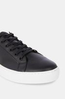 Leather Sneakers With Eyelets