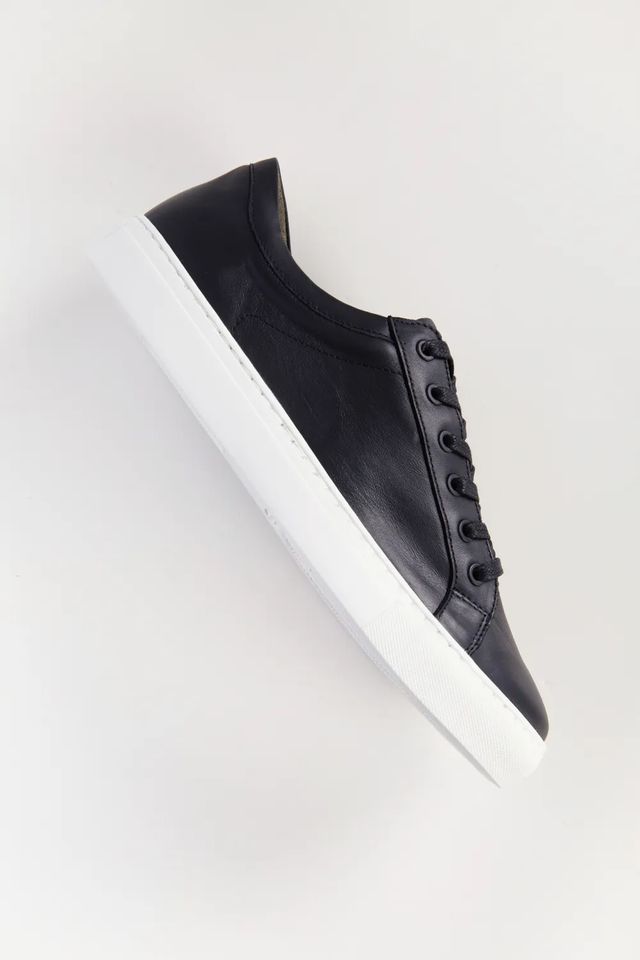 Leather Sneakers With Eyelets