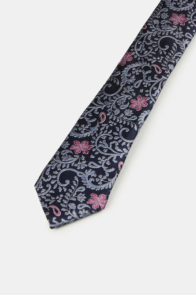 Paisley Floral Thin Tie