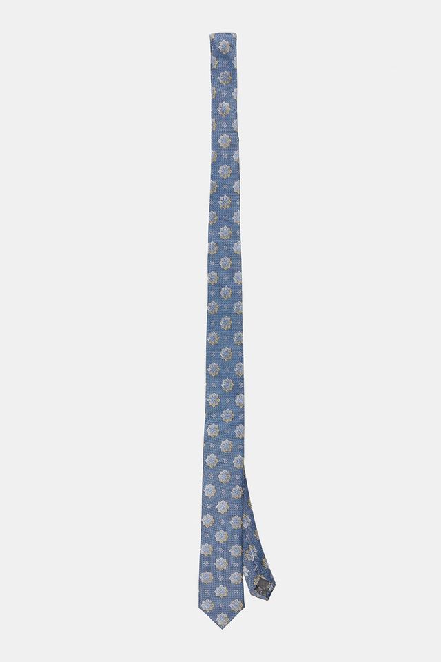 Medallion Pattern Thin Tie