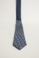 Floral Pattern Silk Tie