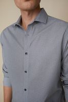 Non-iron Geometric Pattern Shirt