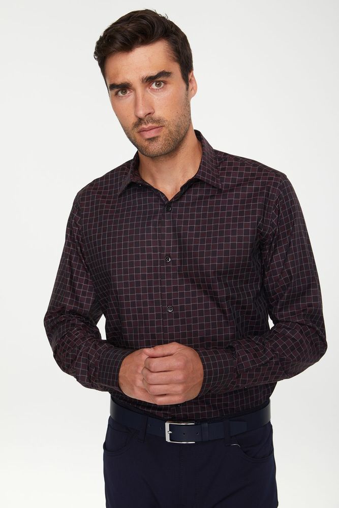 Two Tone Check Shirt