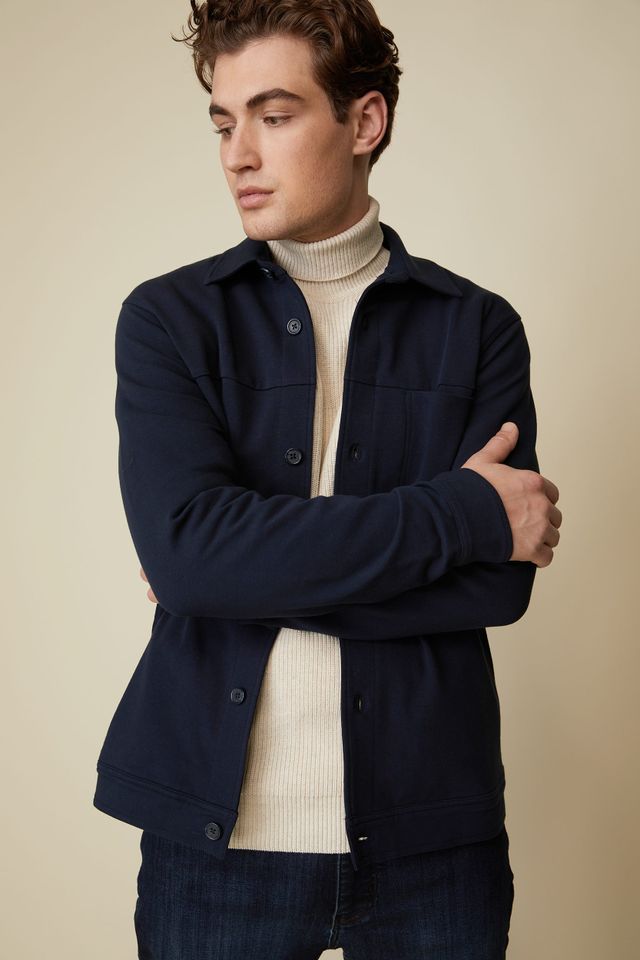 Overshirt With Flap Pockets