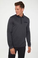 Long Sleeve Herringbone Polo